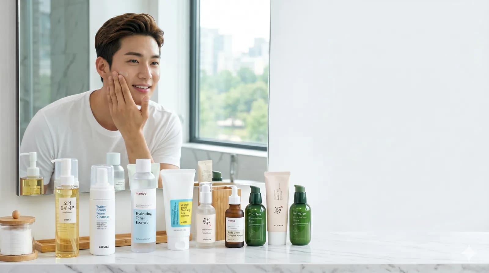 Skincare coreana para homens: por que os coreanos cuidam da pele e o que o Brasil pode aprender